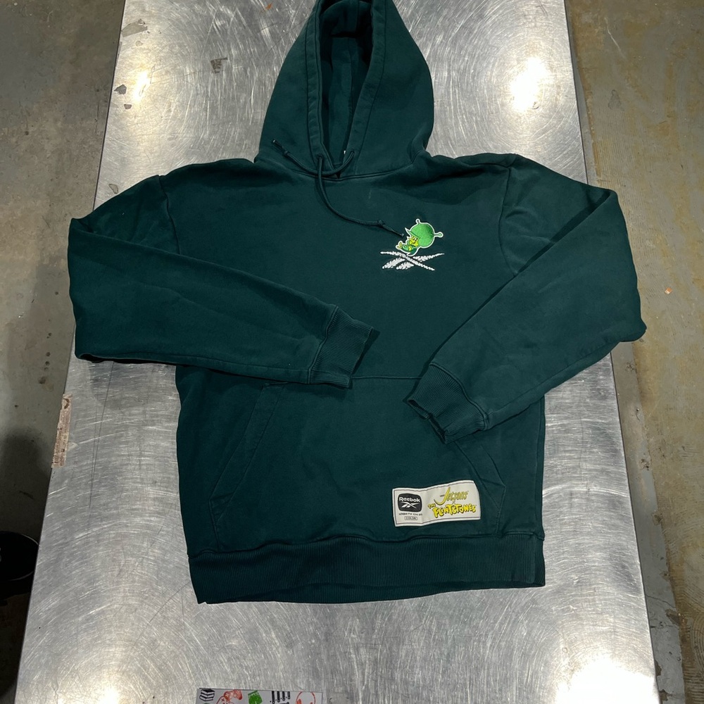 Reebok x The Jetsons x The Flintstones Green Hoodie (Size M)